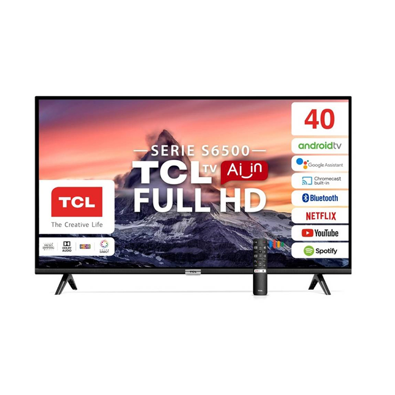 Pantalla Smart TV TCL de 40'' con Google Chromecast