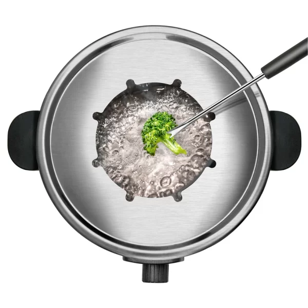 Olla de Fondue Taurus FF2 – 2 Litros, 1000W, 8 Pinchos, Acero Inoxidable - Imagen 3